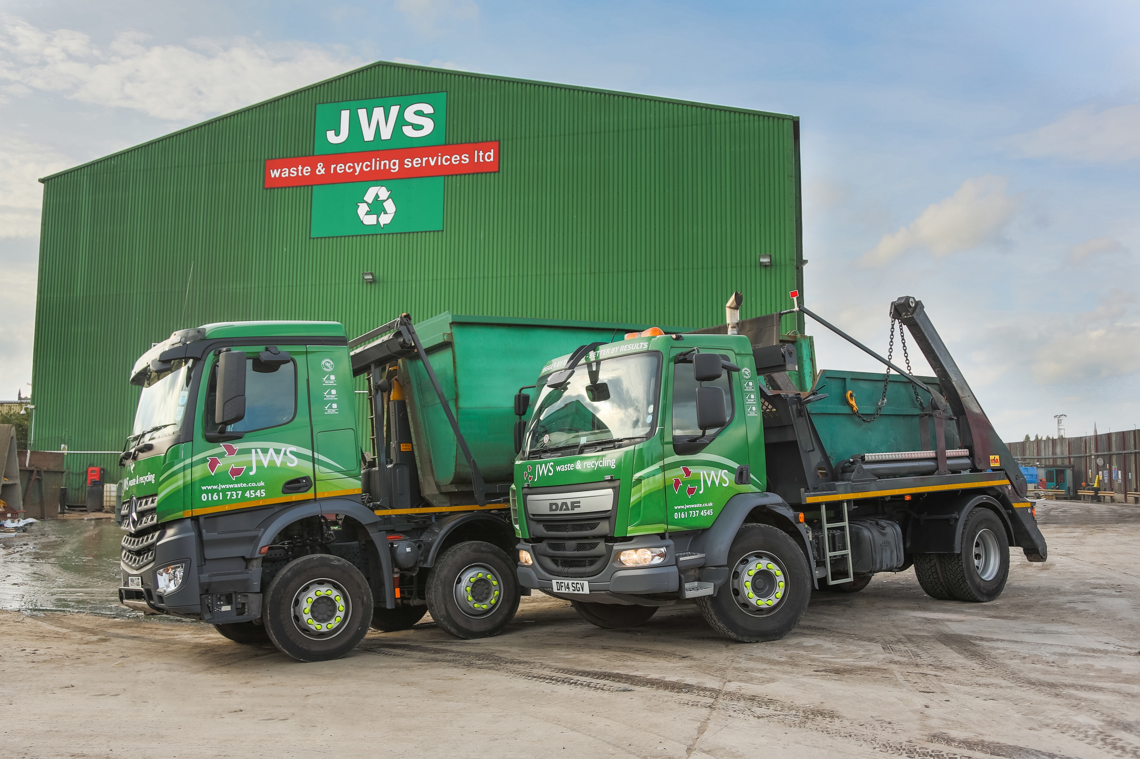new vehicles to JWS Waste's fleet to improve plant and waste collection efficienty for customers